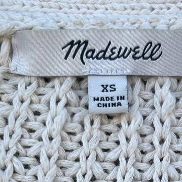 Madewell Dip-Dye Courtland Oversized Cotton Cardigan Item AI214 - Picture 4 of 9